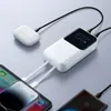 Mini powerbank Joyroom JR-PBC06 z wbudowanymi kablami USB-C / Lightning 30W 10000mAh - biały